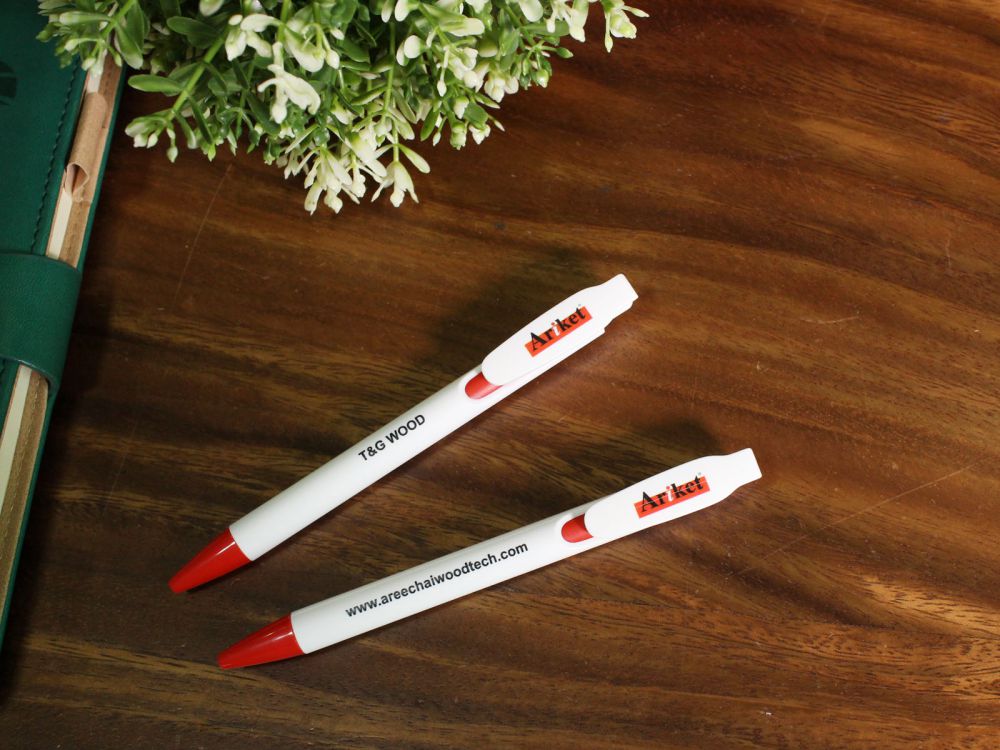 PP-01-สีดำ-WHATSOLDEVER ปากกาลูกลื่นสกรีนโลโก้