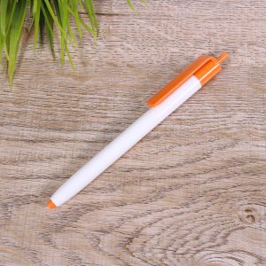 ปากกาพิมพ์โลโก้ สีขาว-ส้ม