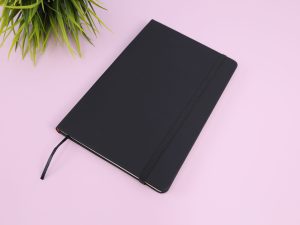 NB-009bk-Pu leather Notebook